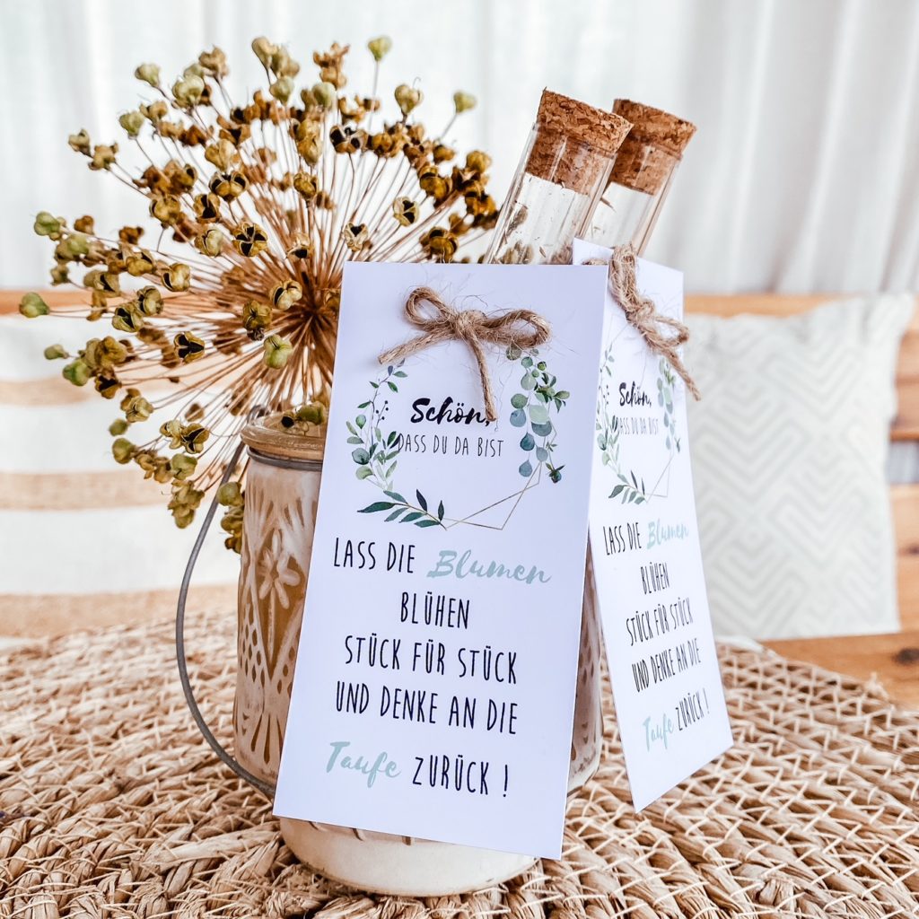 Gastgeschenk Lasst unsere Liebe wachsen BOHO Schatzls Schatzkisterl