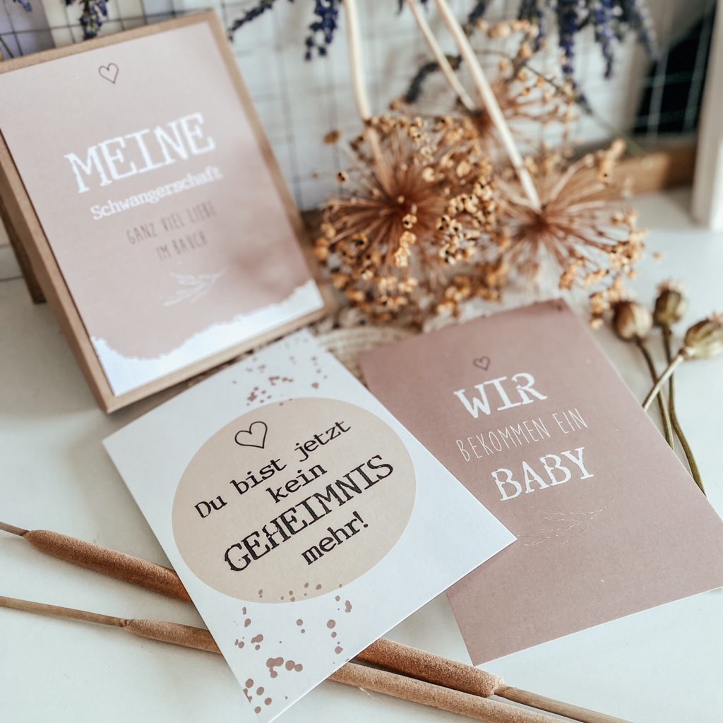 Meilensteinkarten Schwangerschaft BOHO - Schatzls Schatzkisterl
