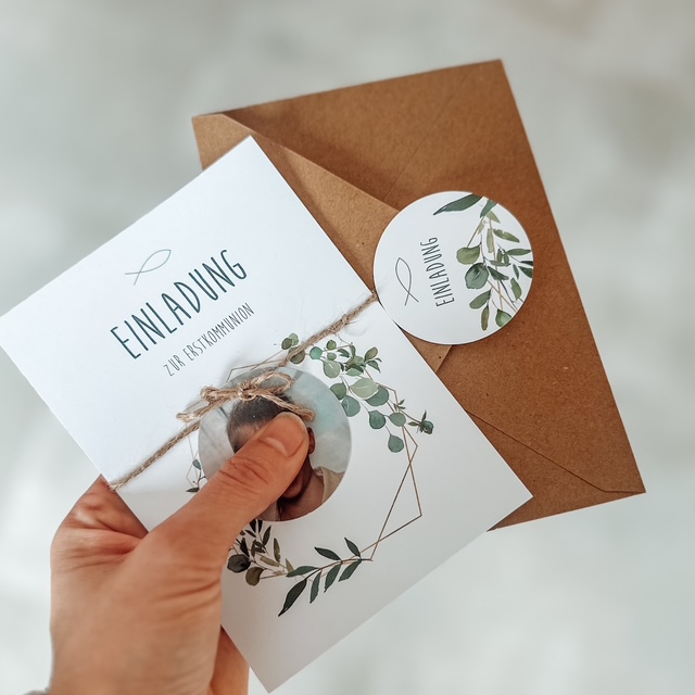 Einladungen zur Erstkommunion