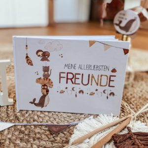 Freundebuch Hardcover , Meine allerliebsten Freunde, Freundschaft, Freundebücher Kindergarten