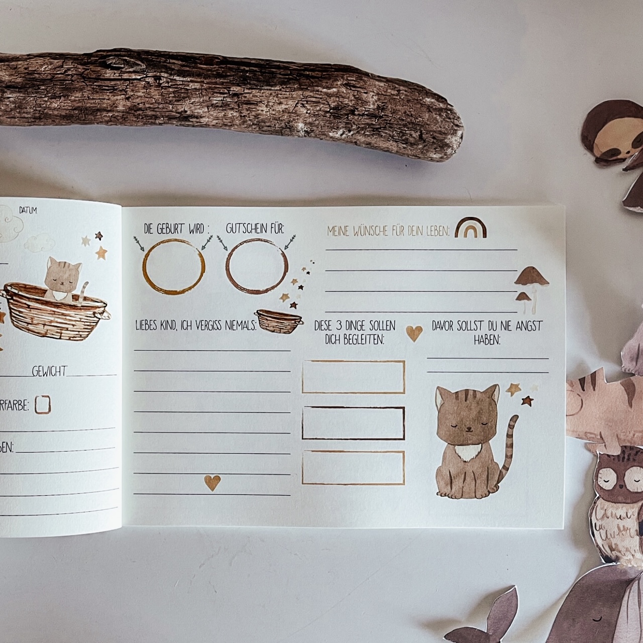 Gästebuch Babyparty Schatzls Schatzkisterl