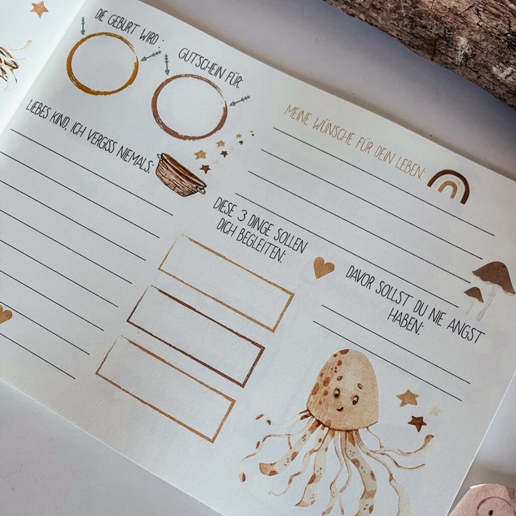 Gästebuch Babyparty Schatzls Schatzkisterl
