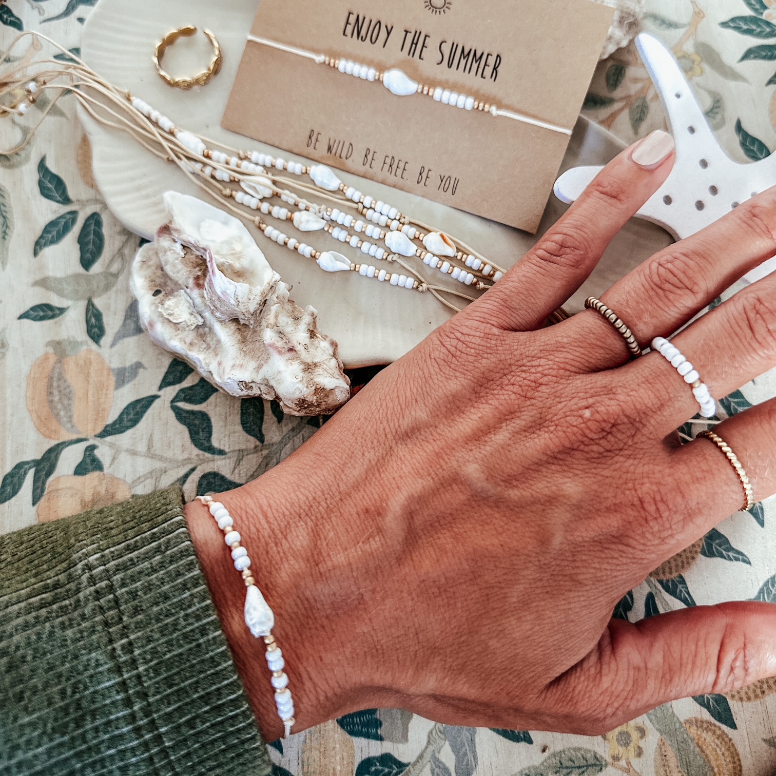 Muschelarmband