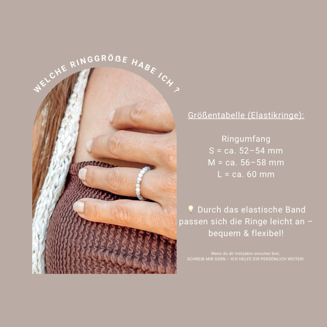 Handmaderinge - Ringe mit Elastikband