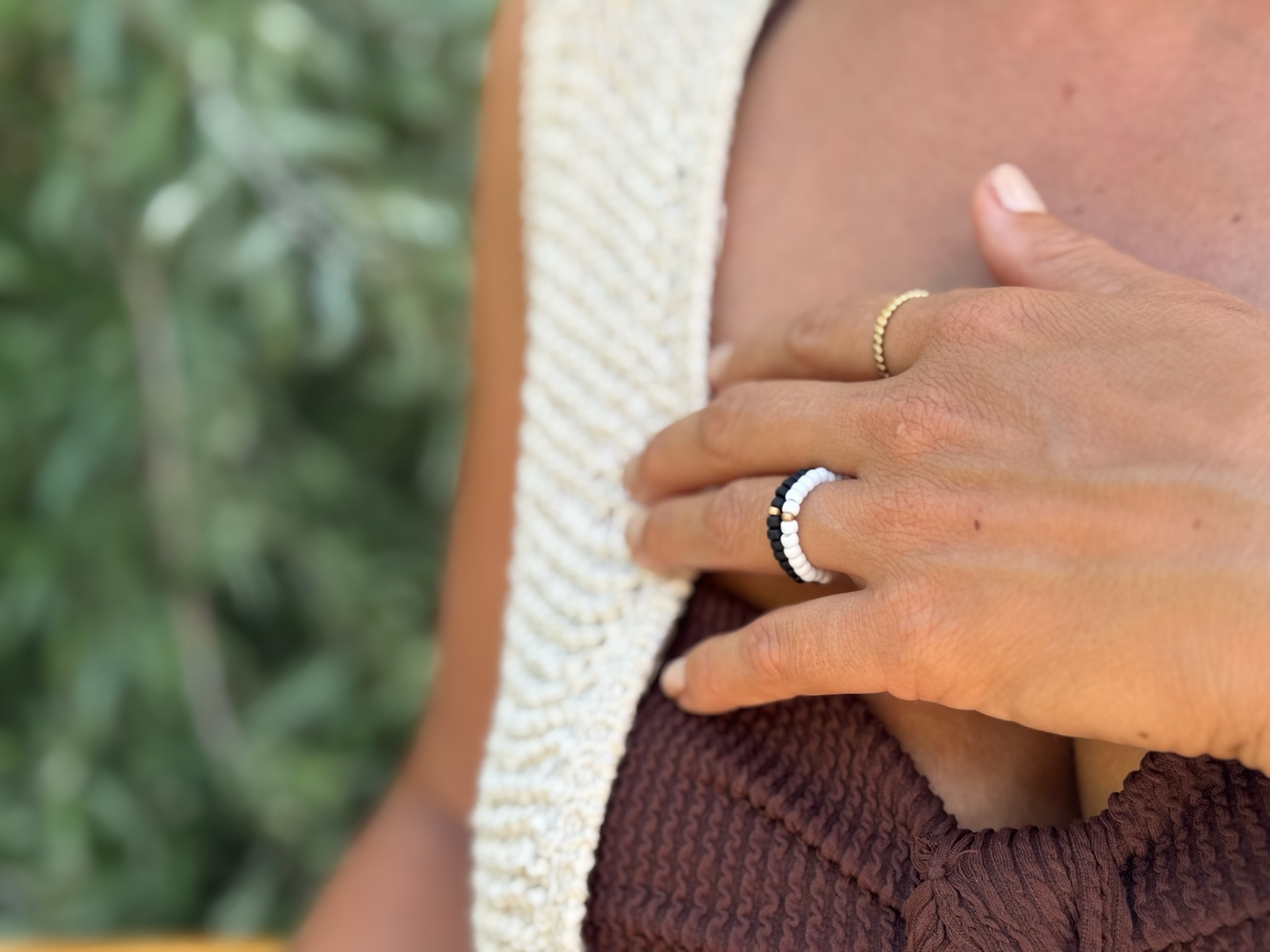 Ringe mit Elastikband