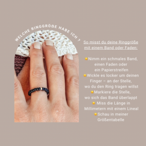 Handmaderinge - Ringe mit Elastikband