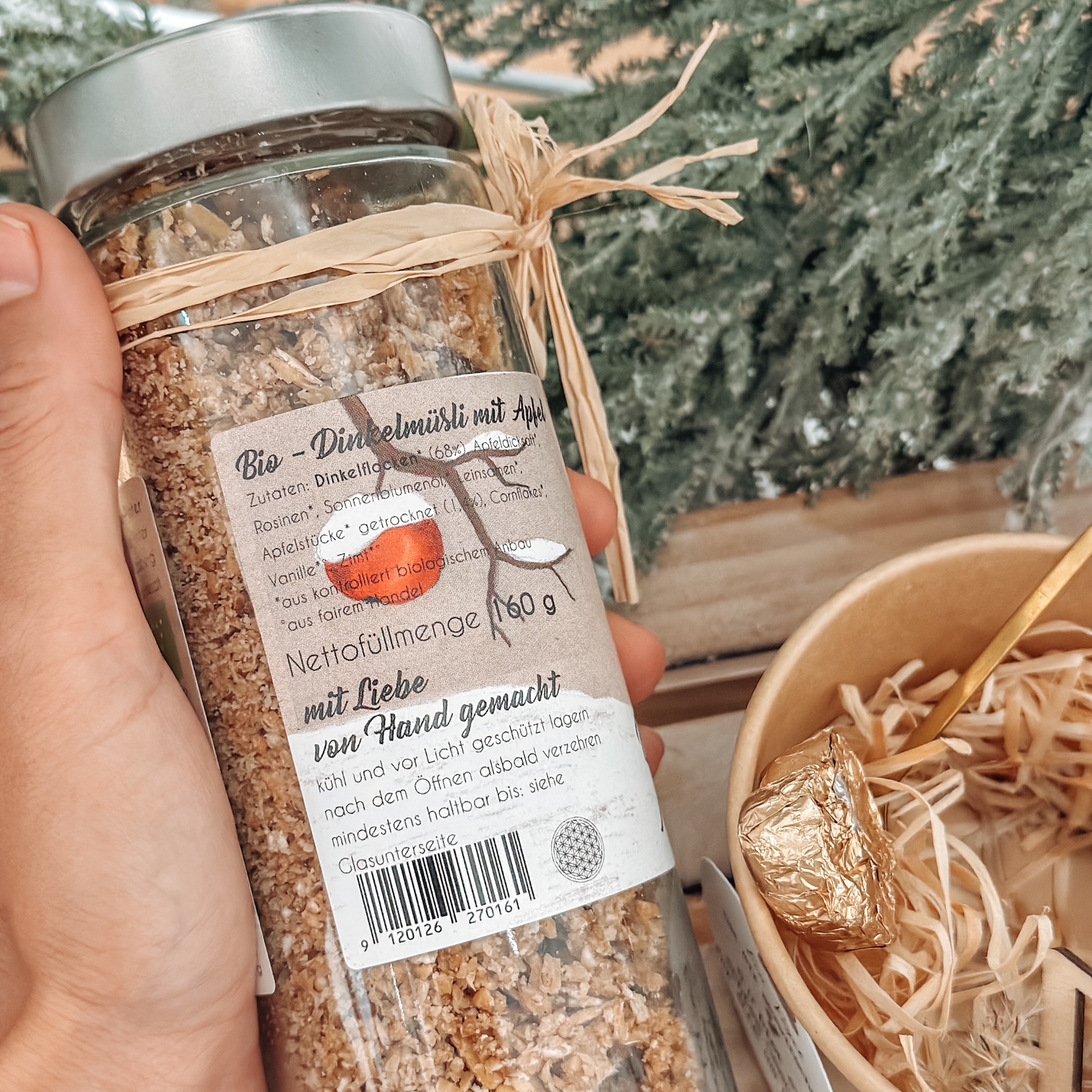 Bratapfelmüsli Geschenkeset für Weihanchten 4