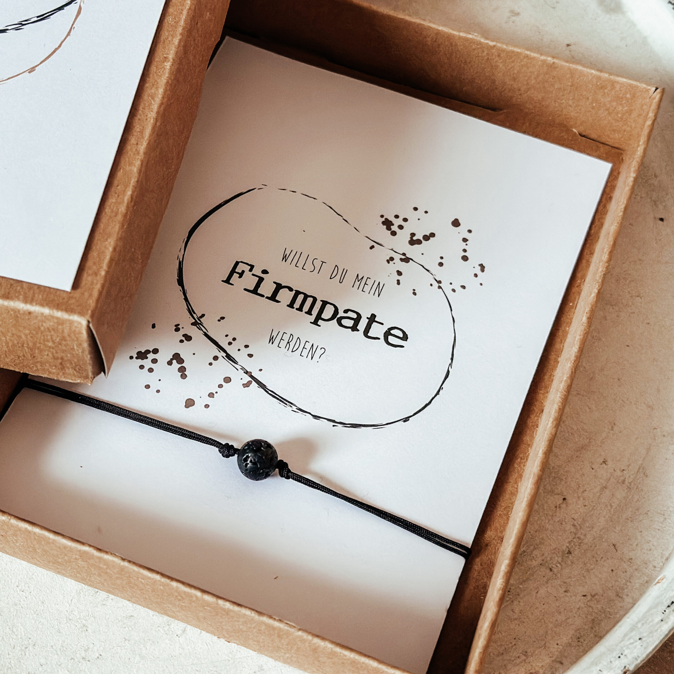 Willst du mein Firmpate werden - Geschenksidee