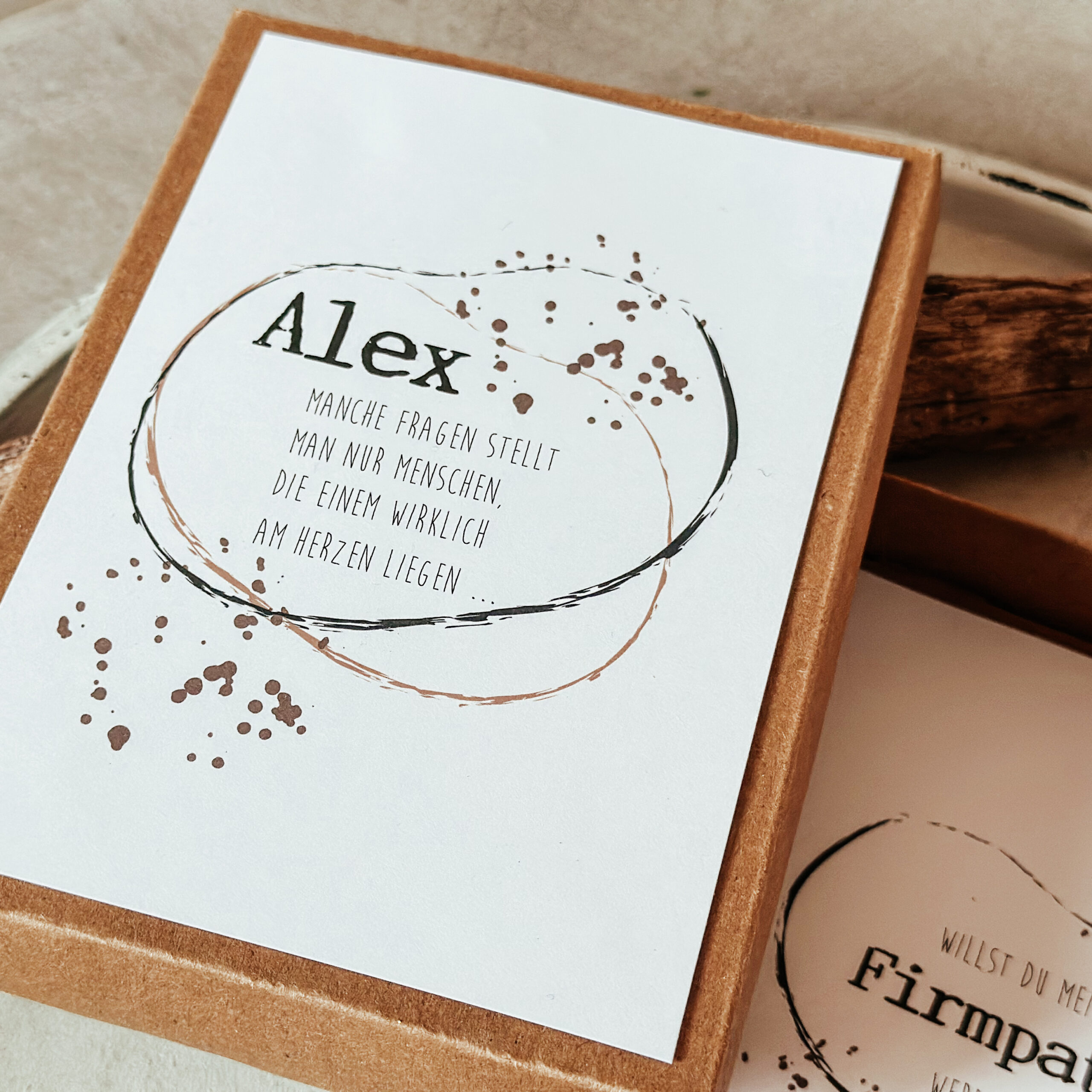 Willst du mein Firmpate werden - Geschenksidee