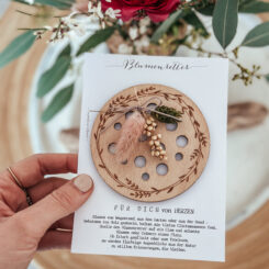 Blumenretter - Geschenksidee, Steckhilfe für Blumen