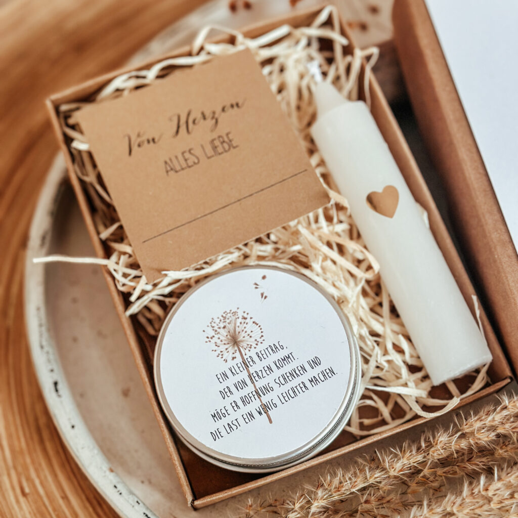 Geschenke für Trauernde - Geldgeschenk