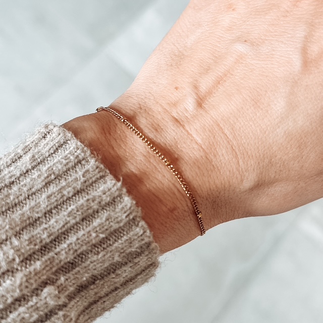 Armband gold - Edelstahl - Wasserfest