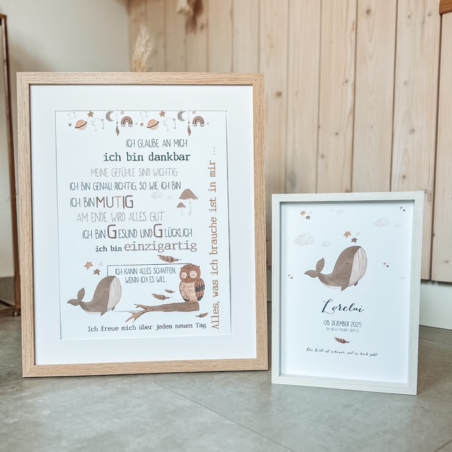 Geburtsanzeige, Babygeschenk zur Geburt Geburtsanzeige, Babygeschenk zur Geburt