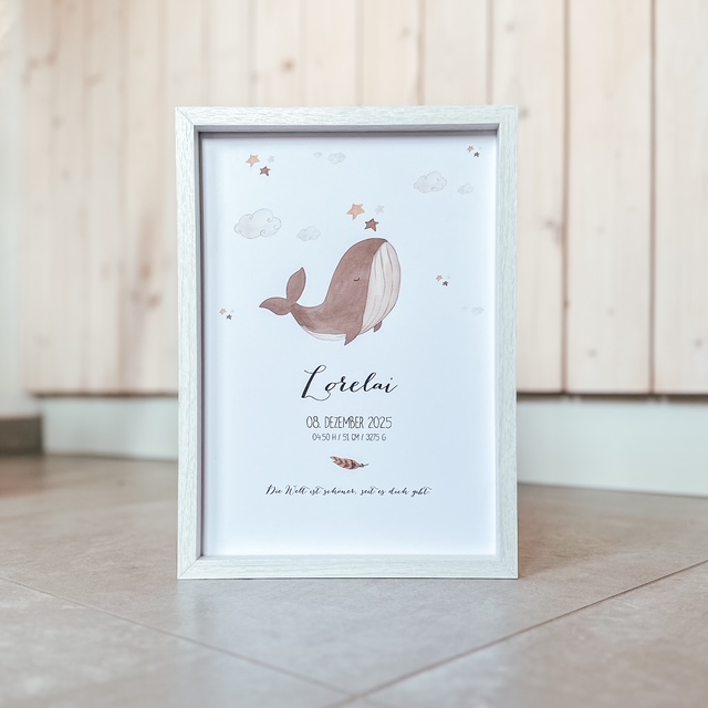 Geburtsanzeige, Babygeschenk zur Geburt Geburtsanzeige, Babygeschenk zur Geburt