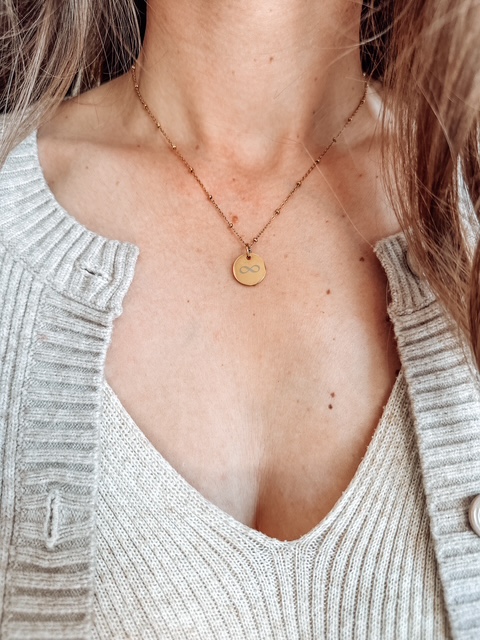 Mindset Halskette Unendlichkeitszeichen Peace