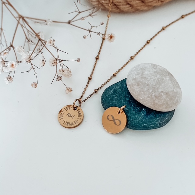 Mindset Halskette Unendlichkeitszeichen Peace