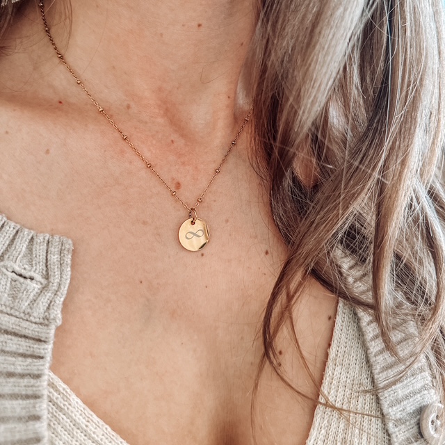 Mindset Halskette Unendlichkeitszeichen Peace