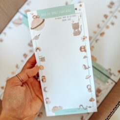 Block länglich Boho mint