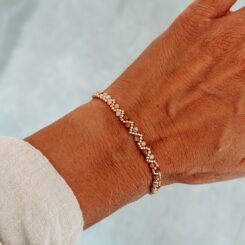 Perlenarmband Naturstein
