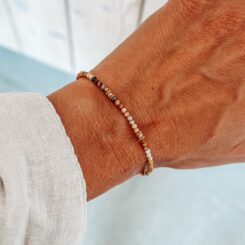 Perlenarmband Naturstein