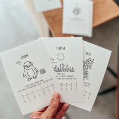 Postkarten Tischkalender 2027
