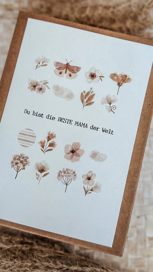 Muttertag steht vor der Tür – und ja, deine Bestellung kommt noch rechtzeitig an!
Nur dieses Wochenende: -10 % auf alle Muttertagsgeschenke auf der Homepage.
Jetzt bestellen, Freude schenken und den Rabatt sichern!

#Muttertag #Geschenkidee #LastMinuteGift #Muttertagsgeschenk #Rabatt #Onlineshop #SupportSmallBusiness #10Prozent #DankeschönMama