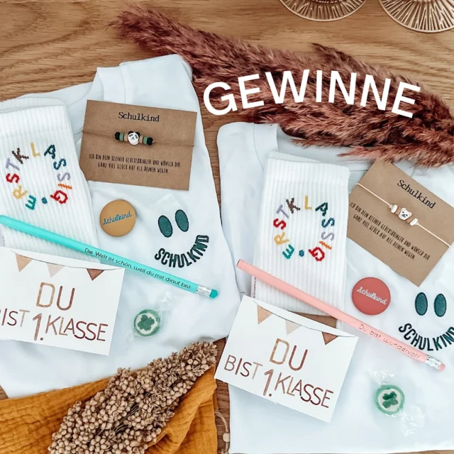 📚✨ GEWINNSPIEL ZUM SCHULSTART ✨📚

Gemeinsam mit @kids_conceptstore_by_proudbaby verlose ich 2 Schulstart-Pakete –
🎀 1x für Mädchen & 🚀 1x für Buben – perfekt zum Befüllen der Schultüte!

📦 Jedes Paket enthält:
👕 T-Shirt & 🧦 Socken
📿 Armband
📍 Button
✏️ Bleistift
💌 kleine Postkarte

⸻

So kannst du teilnehmen:
☀️Diesen Beitrag kommentieren und mir verraten, über welche Sätze ihr euch zum Schulstart freuen würdet.
☀️Die letzten Beiträge liken und speichern.
☀️Uns folgen
☀️Gerne in deiner Story teilen (kein Muss).

⸻

📅 Teilnahmeschluss: 23.08.25 23:59 Uhr
🏆 Die Gewinner:innen werden per DM benachrichtigt.

⸻

⚖️ Rechtliches:
	•	Das Gewinnspiel steht in keiner Verbindung zu Instagram.
	•	Teilnahme ab 18 Jahren oder mit Zustimmung der Erziehungsberechtigten.
	•	Der Rechtsweg ist ausgeschlossen.
	•	Keine Barauszahlung möglich.
	•	Versand nur innerhalb [AT und DE].

⸻

✨ Viel Glück & einen tollen Schulstart! 🍀
#Gewinnspiel #Schulstart #Schultüte #ProudBaby #BackToSchool #Verlosung #MamaAlltag #Schulkind #MädchenMama #JungsMama #Schulanfang #Familienzeit #Kinderfreude #Elternsein #Elternblogger #Verlosung2025