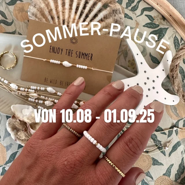 ☀️ Sommerpause! ☀️
Unser Onlineshop und Schauraum machen Ferien – bis 1. September.
Bestellen könnt ihr natürlich weiterhin wie gewohnt, nur die Bearbeitung startet wieder ab dem 1.9.

📚 Schulstart-Produkte versenden wir selbstverständlich noch vor Schulschluss, damit alles rechtzeitig bei euch ankommt.

💛 Mit dem Code PAUSE25 spart ihr 10 % auf eure Bestellung – und obendrein gibt’s eine kleine Überraschung gratis dazu.

Schönen Sommer & bis bald! 🌸