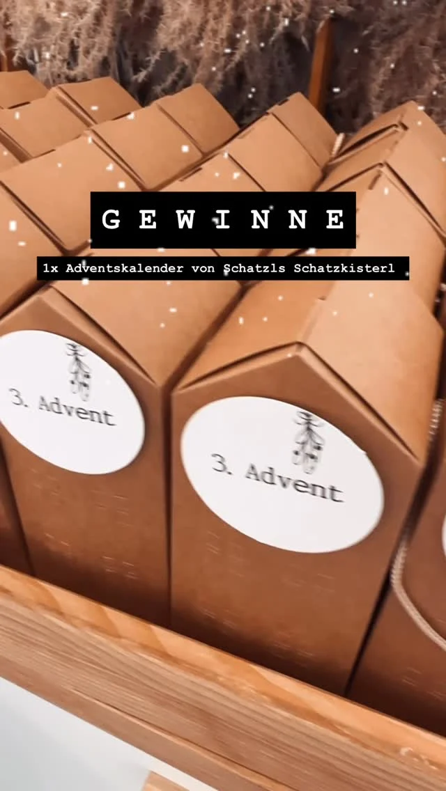 ✨ Gewinnspiel – Adventskalender voller Achtsamkeit! ✨

Ich verlose einen liebevoll gestalteten Adventskalender mit vier Achtsamkeitsgeschenken – für jeden Adventssonntag ein besonderes Packerl. 💫
Jedes Päckchen enthält ein kleines Ritual und die Materialien, die du dafür brauchst – für achtsame, besinnliche Momente im Advent.

So kannst du mitmachen:
💛 Beitrag liken ( gerne auch ein paar andere im Feed ) 
💛 Einen Kommentar hinterlassen
💛 Gerne in deiner Story teilen & Freunde verlinken
💛 Und natürlich @schatzlsschatzkisterl folgen
.
⚠️ Hinweis: Der Adventskalender ist limitiert – es sind nur noch wenige Stück verfügbar!
Wenn du dir unbedingt einen sichern möchtest, bestell ihn lieber gleich über den Onlineshop unter „Anlässe → Weihnachten“, bevor sie vergriffen sind. 🎁

🌟 Teilnahmeschluss: 11.11.25
🌟 Das Gewinnspiel steht in keiner Verbindung zu Instagram und wird nicht von Instagram gesponsert, unterstützt oder organisiert.
🌟 Teilnahmeberechtigt sind Personen mit Wohnsitz in Österreich/Deutschland, ab 18 Jahren.
🌟 Der/die Gewinner:in wird per Zufall ausgelost und in den Stories bekannt gegeben.