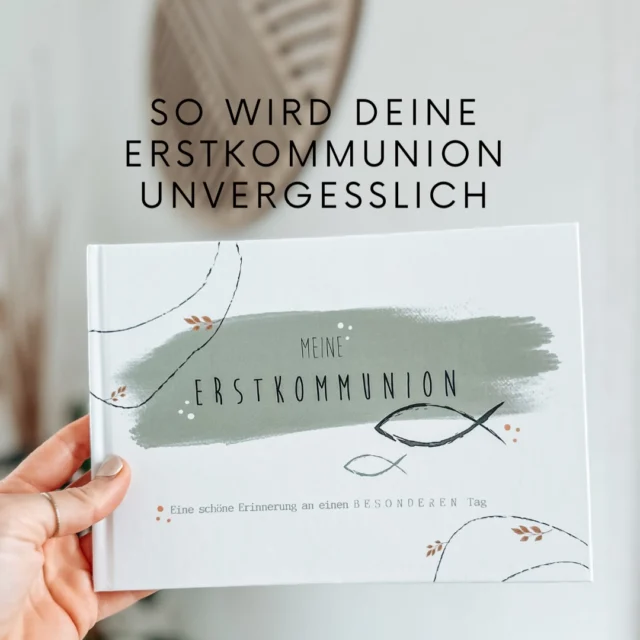 Die Erstkommunion ist mehr als ein Fest — sie ist ein Moment voller Erinnerungen, Gefühle und besonderer Begegnungen ✨

Damit dieser Tag nicht nur gefeiert, sondern für immer festgehalten wird, habe ich Produkte entwickelt, die euch helfen:
🤍 Erinnerungen aufzuschreiben
🤍 Wünsche zu bewahren
🤍 Gäste liebevoll einzubinden
🤍 die Vorbereitung entspannter zu gestalten

Vom Erinnerungsbuch über Zeitkapseln bis zu kleinen Herzensgeschenken — alles soll diesen besonderen Tag noch bedeutungsvoller machen.
.
Alle Produkte findest du bei Anlässe Erstkommunion 
.
#erstkommunion #geschenkeerstkommunion #geschenkefürkinder #geschenksidee @richmlwd.music