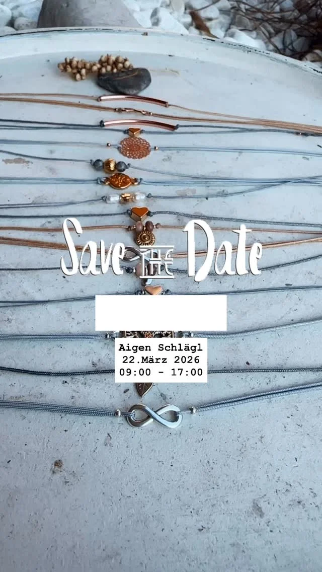 Save the date! ✨
Ostermarkt in Eggenschlegel 🐰🌸

Ich habe ganz viele wunderschöne Schmuckstücke für euch im Gepäck –
kleine Herzensstücke, die Freude schenken und besondere Momente noch schöner machen.

Markiere dir jetzt das Datum im Kalender
und komm vorbei – ich freue mich riesig auf dich! 🤍✨