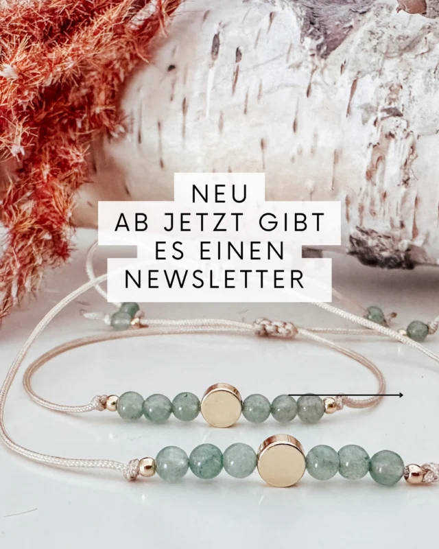 Meld dich jetzt zum NEWSLETTER an ☀️
.
Hol dir direkt -10 % auf deine erste Bestellung!
.
Ich nehme dich dort mit hinter die Kulissen:
💛 exklusive Aktionen
🛍️ neue Produkte
🎁 frische Geschenkideen
📦 Updates aus den Schatzkisterl
.
Schau immer mal wieder rein – es gibt ständig etwas Neues zu entdecken! ✨
#newsletter #aktion #schmuclk #handmade