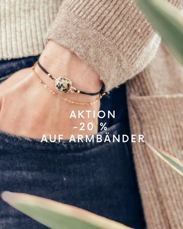 Osteraktion 🐰
.
🐰 -20% auf Armbänder im Onlineshop! 
🌸Gültig bis 12.04.2026 
☀️Code: Armbänder20 ( unbedingt eingeben ) 
🤍Aktion gültig auf: Sofortkaufbänder / Edelsteinbänder | Diffuser To Go 
.
#armbänder #handmademade #schmuck #schmuckdesign