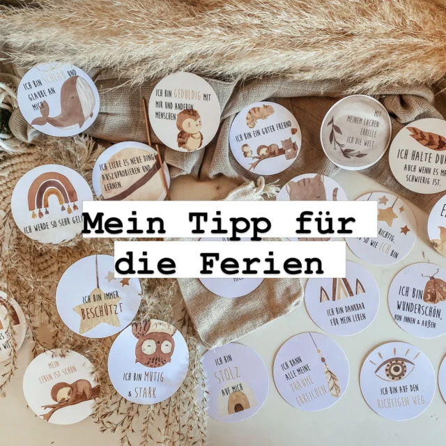 🌞 Sommerferien sind Marmeladenglas-Momente 🌞

Die kleinen Augenblicke, die man am liebsten festhalten würde – genau dafür gibt es jetzt die Affirmationsbox ✨

Jeden Tag ein Gedanke, ein Satz, ein Impuls zum Innehalten. Perfekt für die Sommerzeit, in der Erinnerungen entstehen, die man später wie kleine Schätze wieder öffnet. 💛

👉 Meine Empfehlung für die Sommerferien:
Sammle deine Marmeladenglas-Momente – bewusst, liebevoll und voller Leichtigkeit.
.
Die Box findest du im Onlineshop - Affirmationsbox - für später speichern! Perfekt für die Schultüte und Schulkinder 

#affirmationen #sommerferien #marmeladenglasmomente #achtsamkeit #geschenkidee selfc