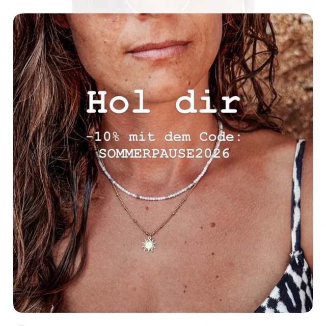 Sommerpause von 03-31.08.2026
.
Für das lange warten gibt es -10% auf alle im Shop ☀️
.
Ab 31.08 geht deine Bestellung wieder raus!
.
#sommer #sonnegenießen☀️ #sonne #sun
